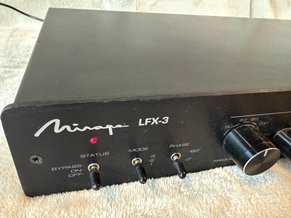 MIRAGE LFX-3 Three Channel Active Subwoofer Controller +Manual Works!