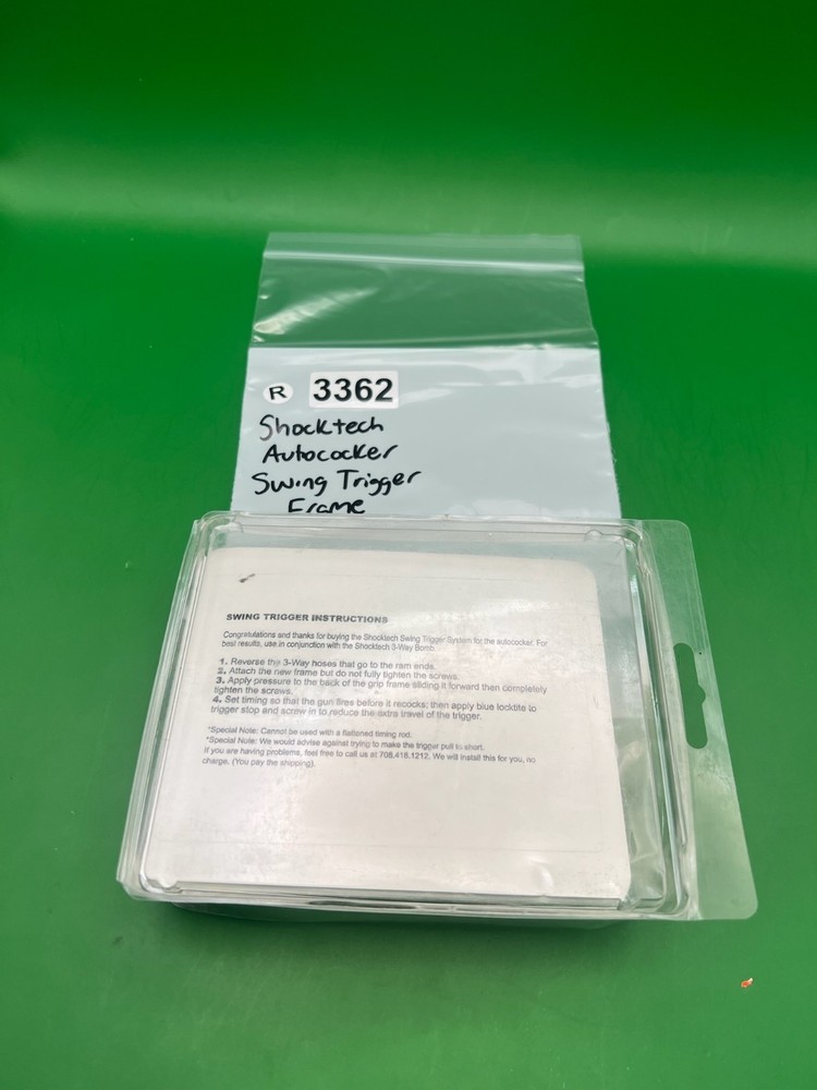 Shocktech Autococker Swing Trigger Frame Silver