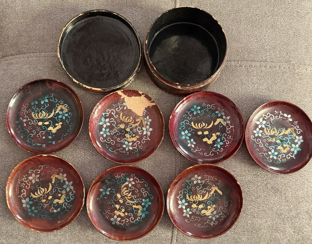 Coaster Set from Japan Vintage
