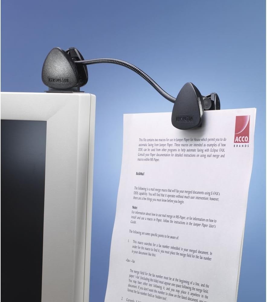 Document Holder Typing Laptops & Monitors Flex Clip Copyholder Typing Stand