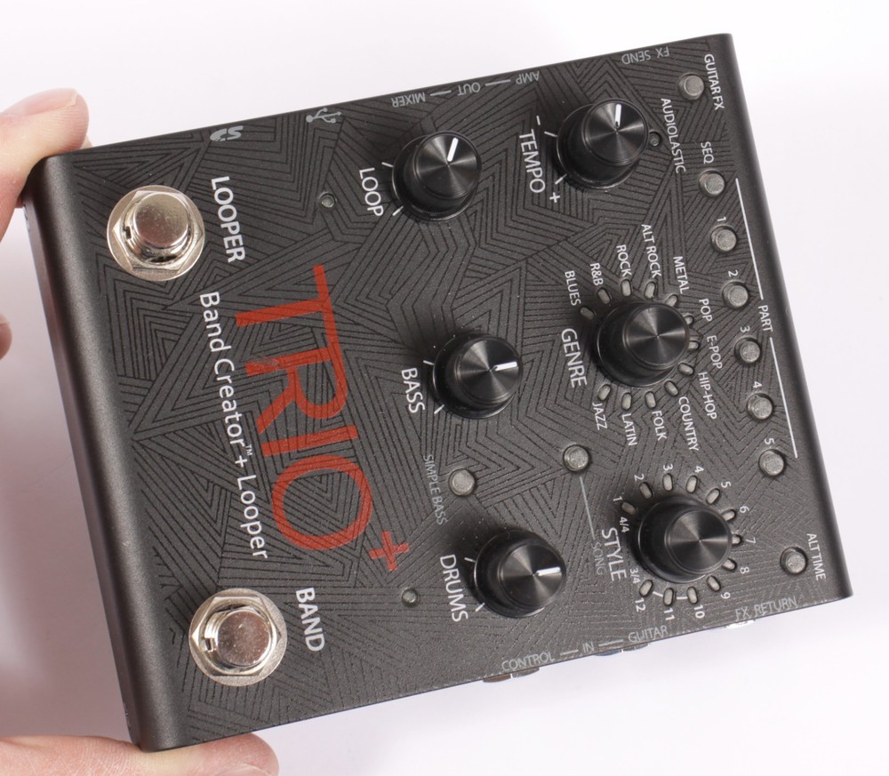 DigiTech Trio+ TRIOPLUSV04 Looper Footswitch Display Band Creator