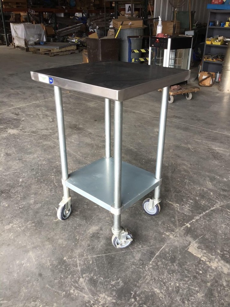 Regency 24" Square Stainless Commercial Kitchen Table/Cart
