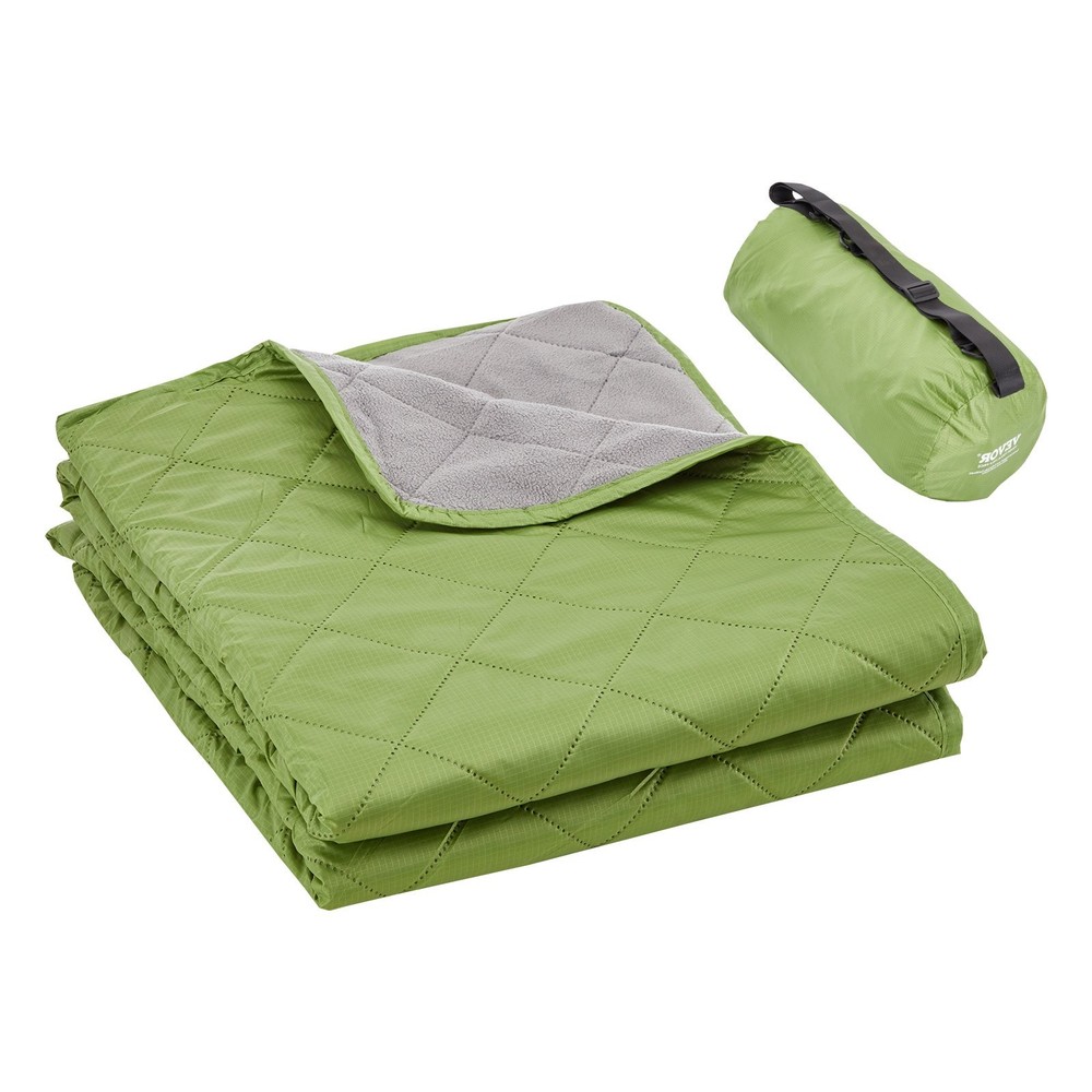 Camping Blanket, Large Warm Stadium Blanket, Waterproof & Windproof, 330GSM Poly