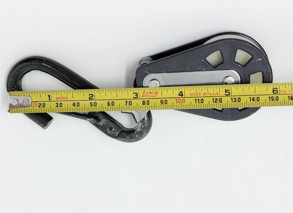 Angled Barton Pulley with Carabiner