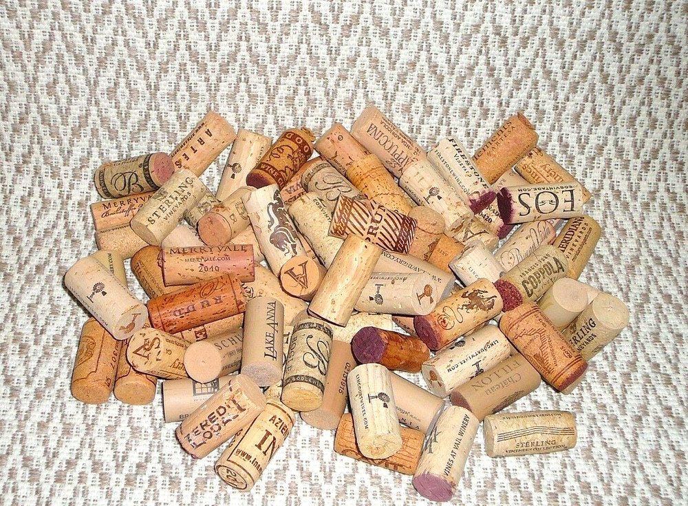 75 Used Wine Bottle CORKS for Art and Crafts Projects