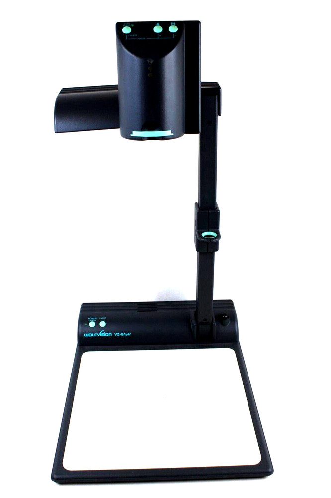 WolfVision VZ-8 Light Overhead Document Visualizer & Carrying Case No Power Cord
