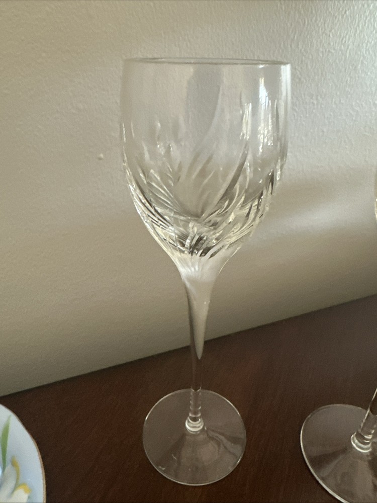 2 Mikasa Memory Cordial Goblet 5 1/4” Tall