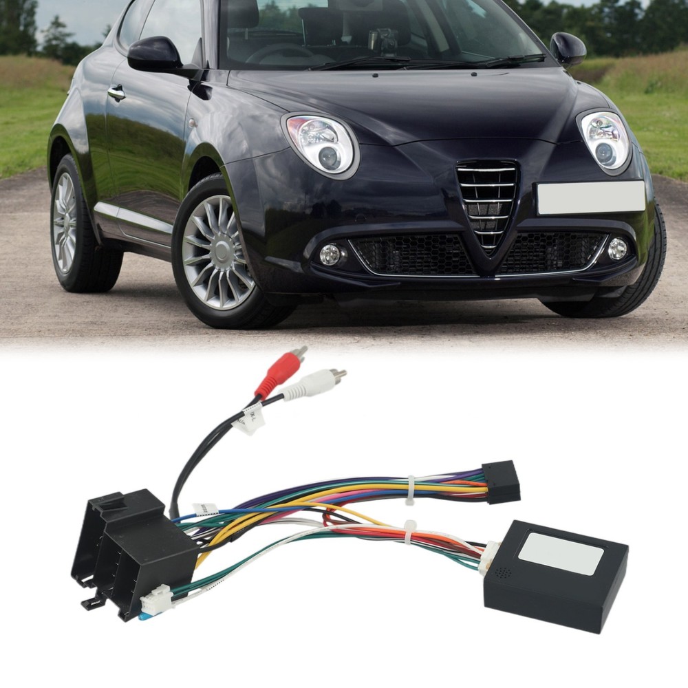Black Automotive CAN Bus Adapter Decoder for Giulietta Head Unit Accessories