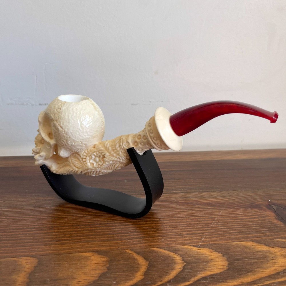 S.Yanik Meerschaum Pipe Skull
