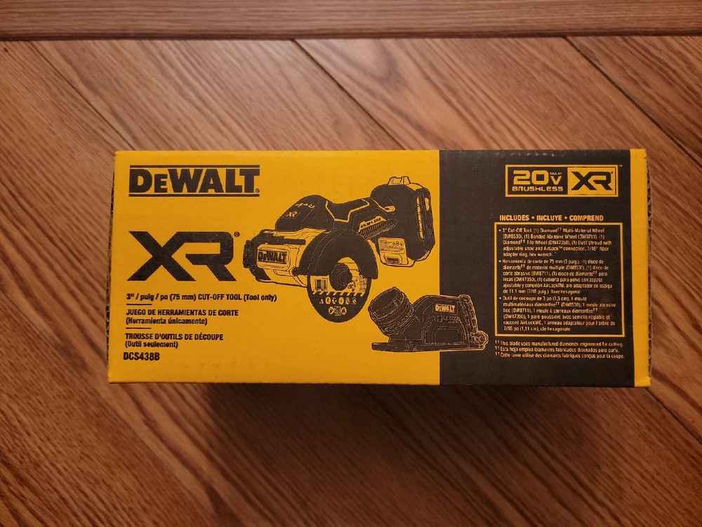 DeWALT DCS438B 20V MAX XR 3" Brushless Cordless Compact Cut Off Tool - Bare Tool