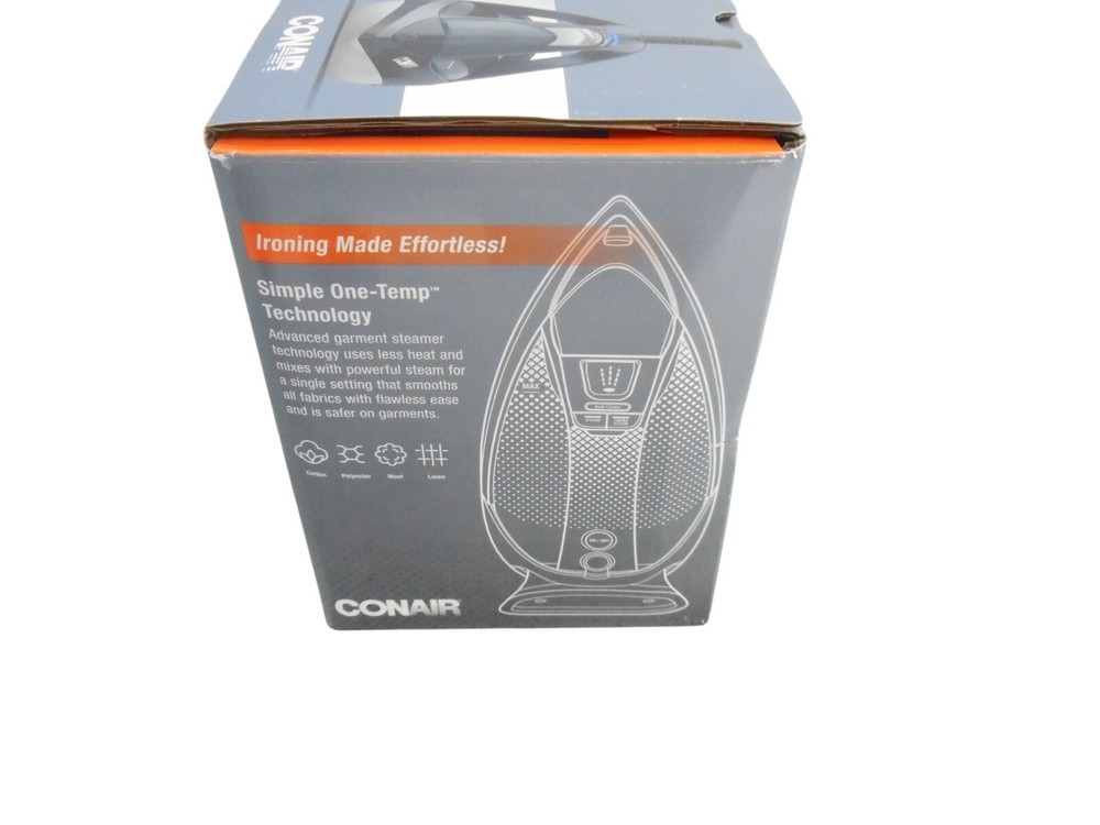 Conair GI305 GlideLite Iron with One-Temp Technology - Blue...