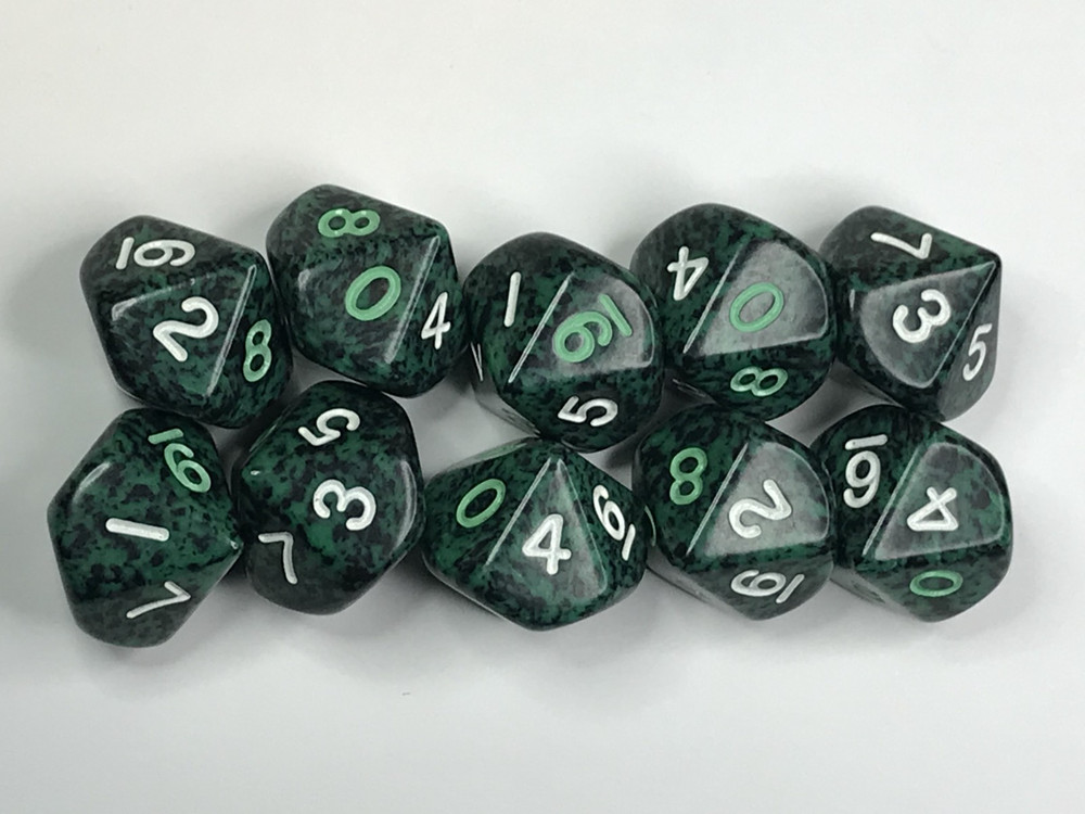 White Wolf Dice - Changeling the Lost - Dice Set