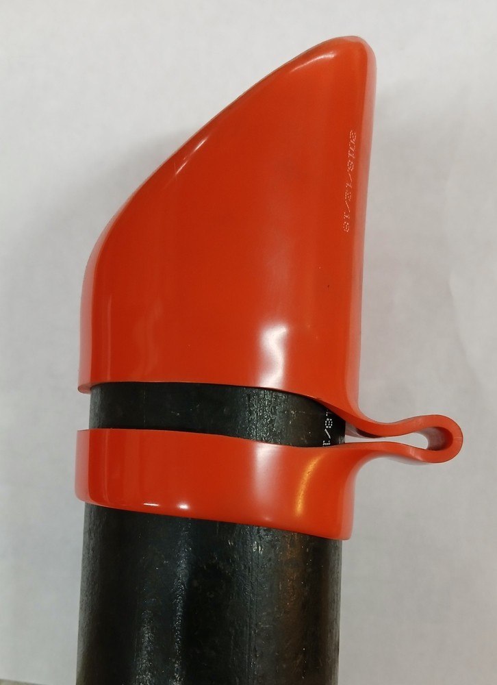 (2)"Orange Polymer raincap