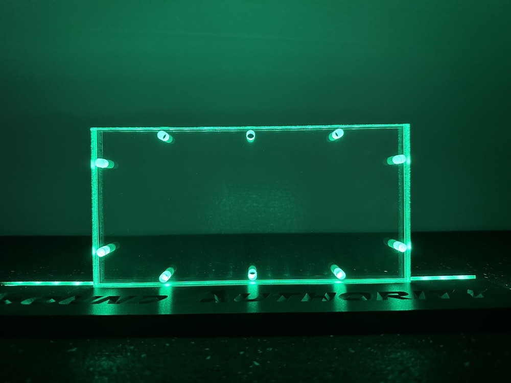 Blank: 10” X 5” Plexiglass Viewing Window (3/4") For Sub Box