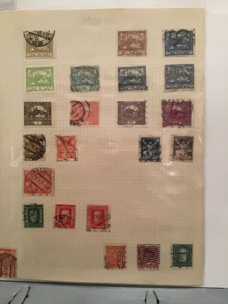 Czechoslovakia  stamps page R24331