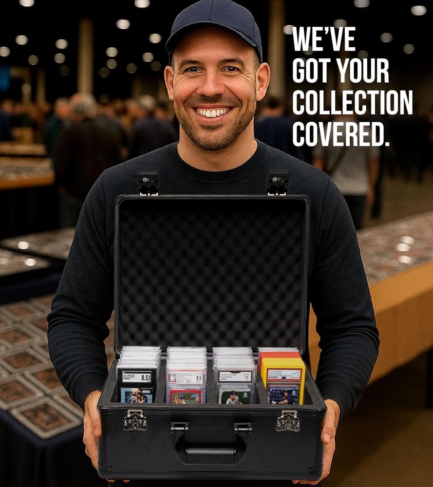 Zippered Black Slab Armor for Graded Cards - Secure and Stylish Storage Solution