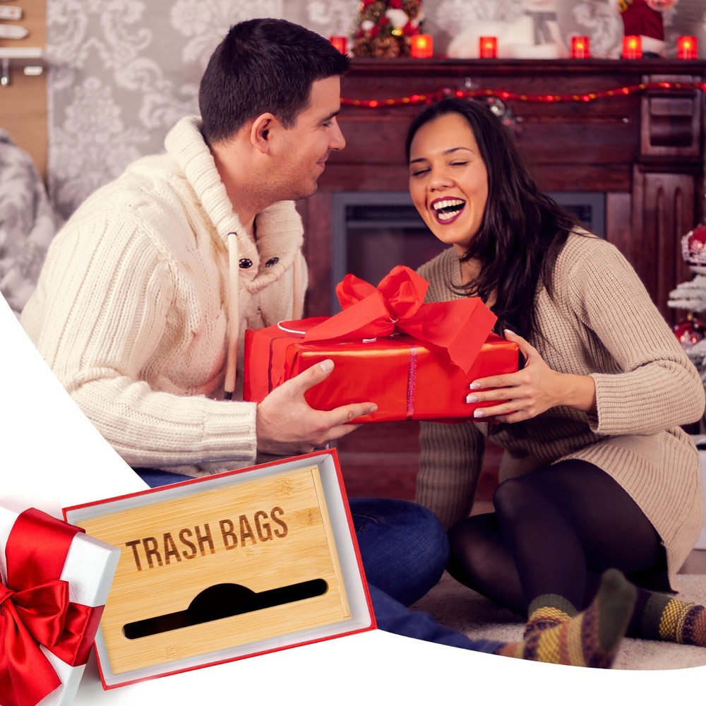 Plastic bag dispenser - kitchen trash bag holder-extra large trash bag dispenser