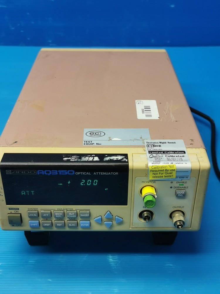 Ando AQ3150 Optical Attenuator Used working