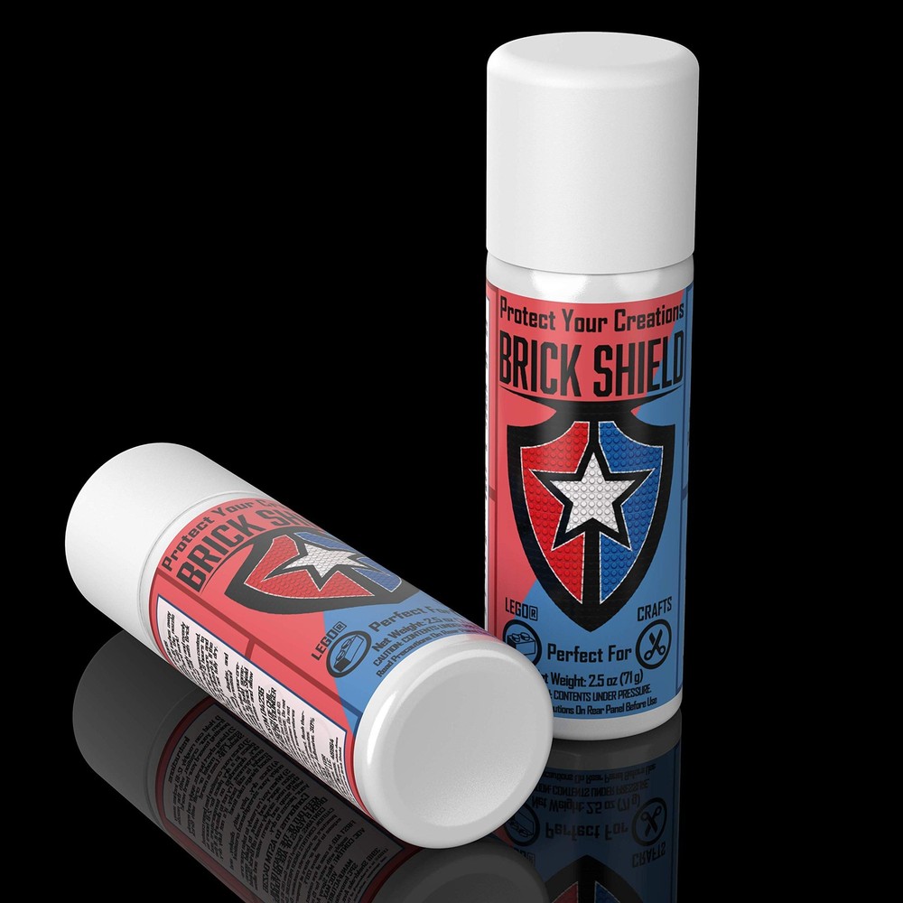 BrickShield Plastic Adhesive Spray Glue - Temporary 2.5oz, Clear