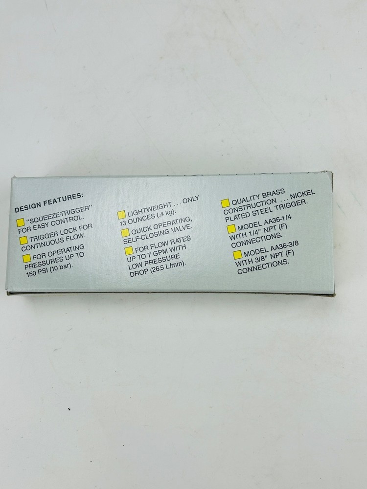 Spraying Systems AA36-3/8" Quick Acting Valve