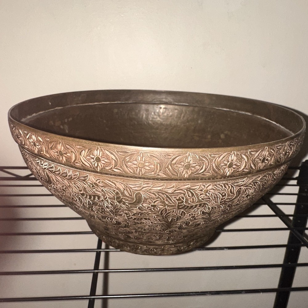 19th Century Middle Eastern Bowl 9.5x5"
