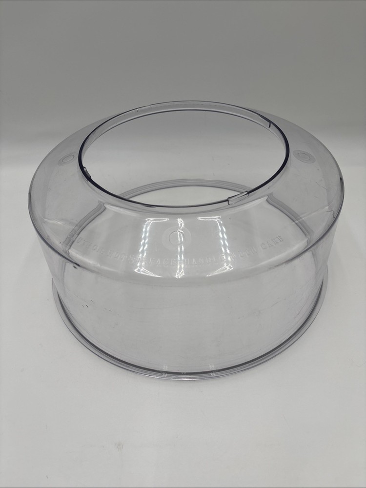 Nuwave Infrared Oven Clear Plastic Dome + Extender Ring Part READ