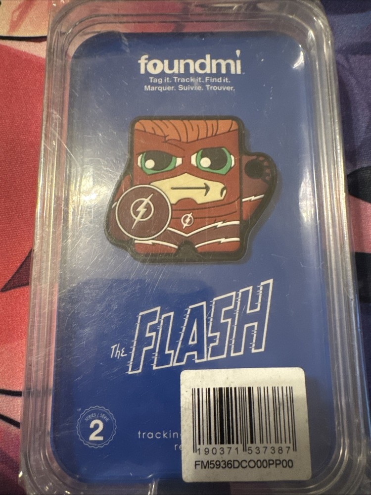 Marvel Comics The Flash Foundmi Bluetooth App Controlled Tracking Tag Device