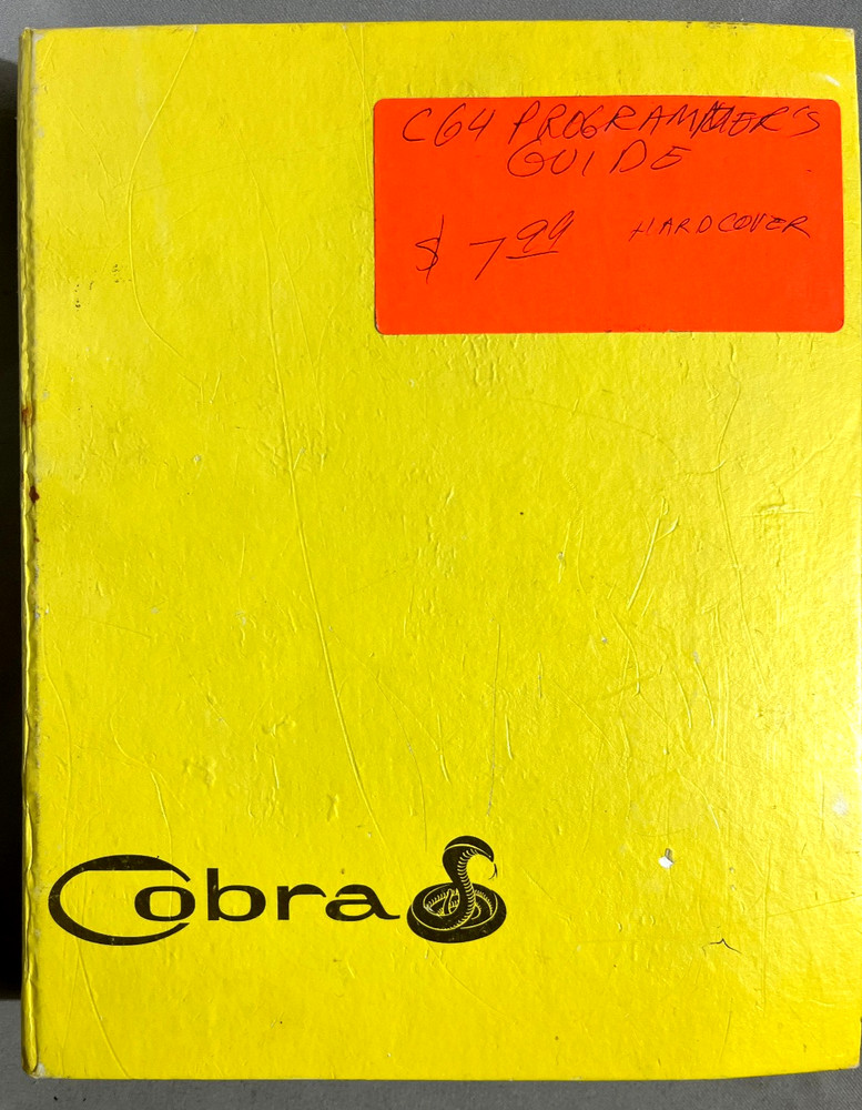 3 Ring Binder Commodore 64 Programmers Reference Guide CBM 1984 used worn a bit