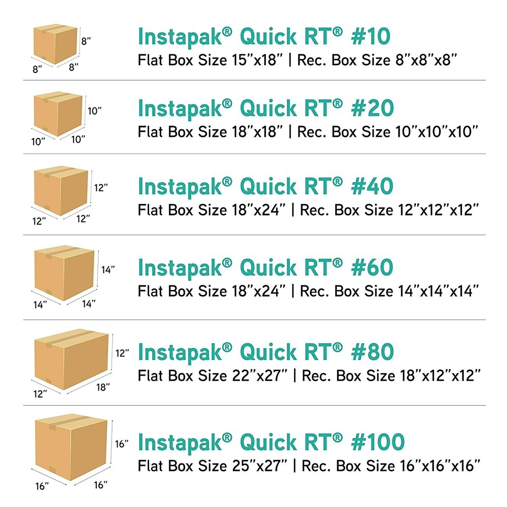 #60 Sealed Air Instapak (Qty 6)