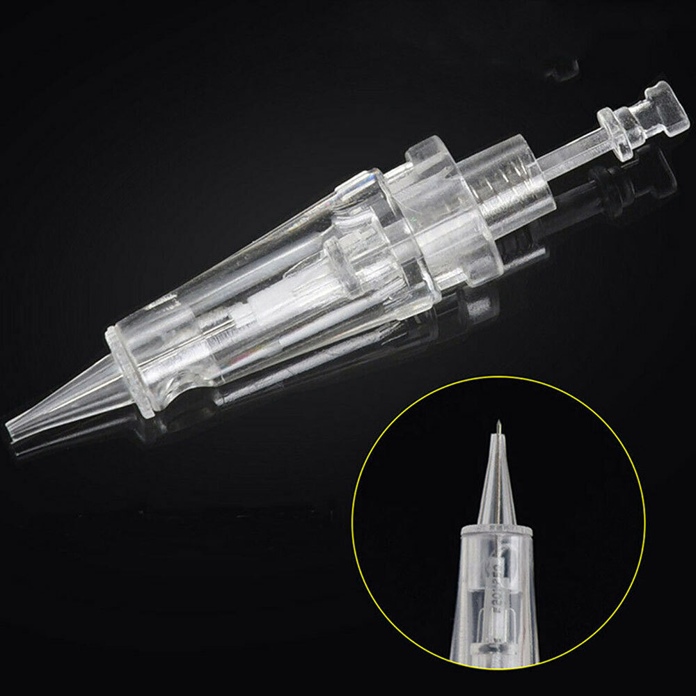 50PC Tattoo Cartridge Needle Permanent Makeup Eyebrow Needle for PMU Brows Lips