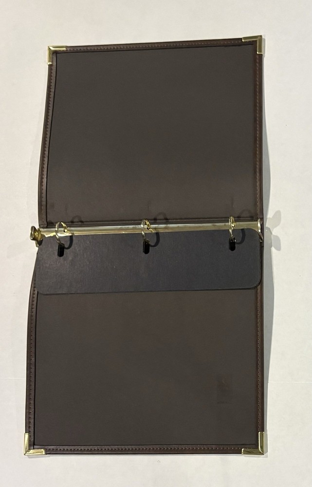 Vintage IBM Customer Executive Program Binder Brown