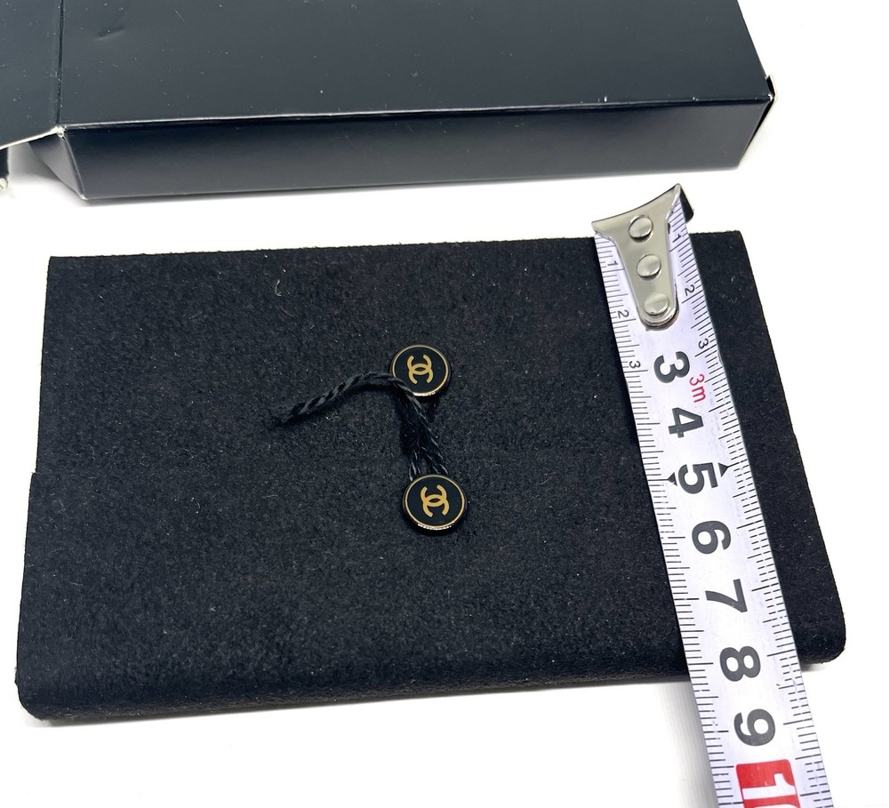 CHANEL Small Notebook CC Logo Memo Notepad Black with Box Unused