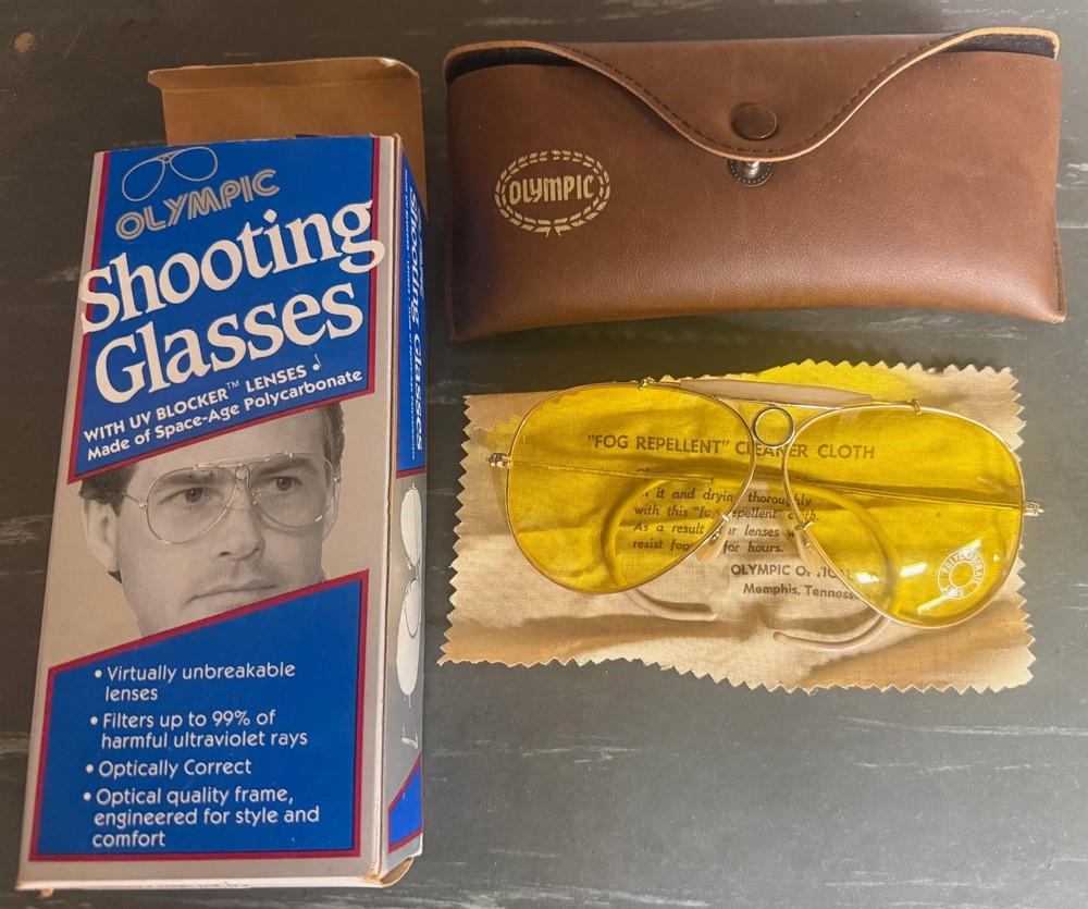 Olympic Shooting Glasses Yellow