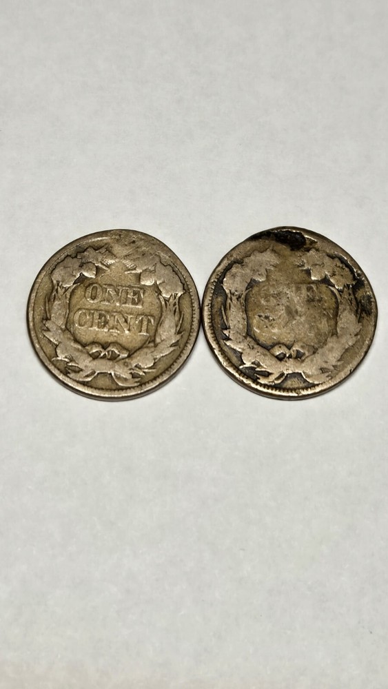 1858 flying eagle cent And 1857 Weak Dates