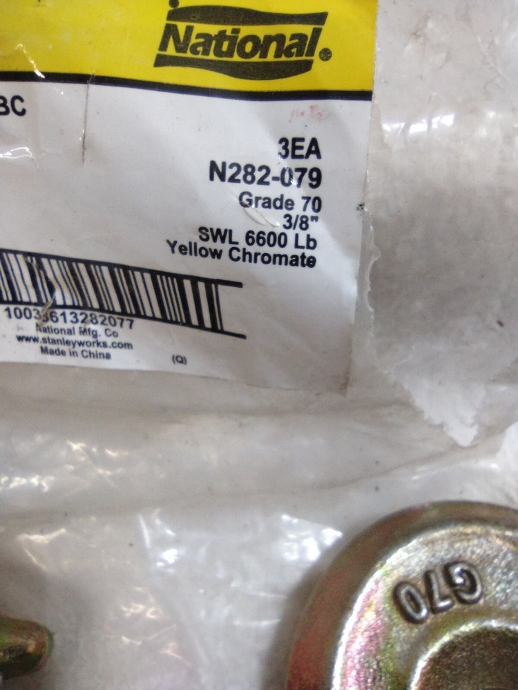 3/8" SWL 6600lbs Clevis Grab Hook- 2 Pack