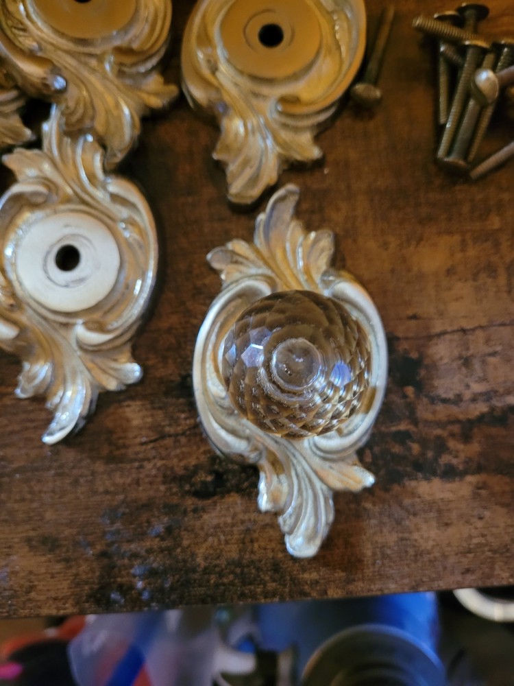 Hollywood Regency Style Drawer Pulls 12 Pulls