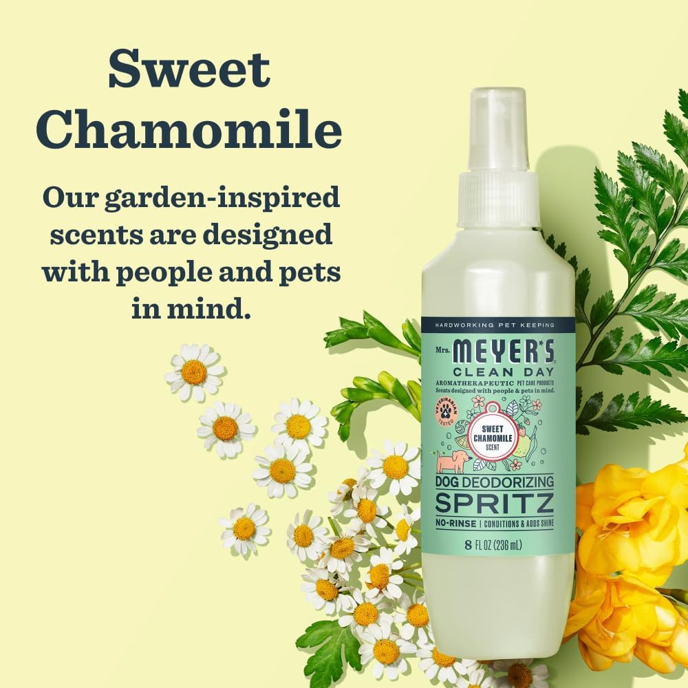 Dog Deodorizing Spray, Sweet Chamomile Scent, 8Oz
