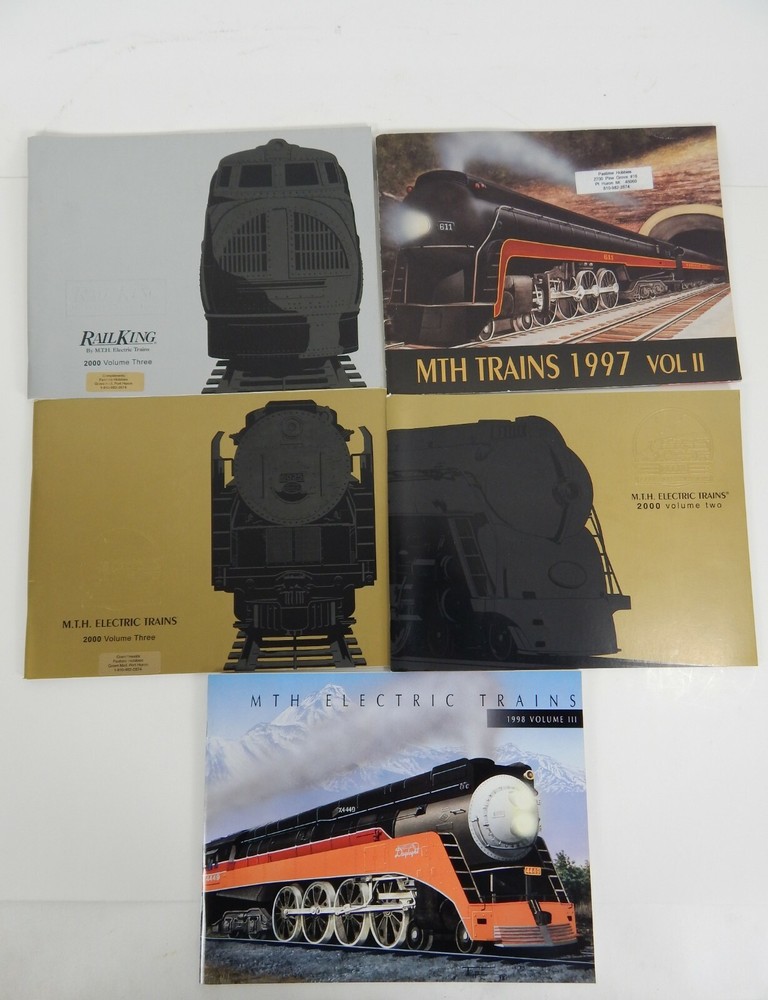 MTH/Rail King Train Catalogs '97, '98, 2000 5 Issues Total