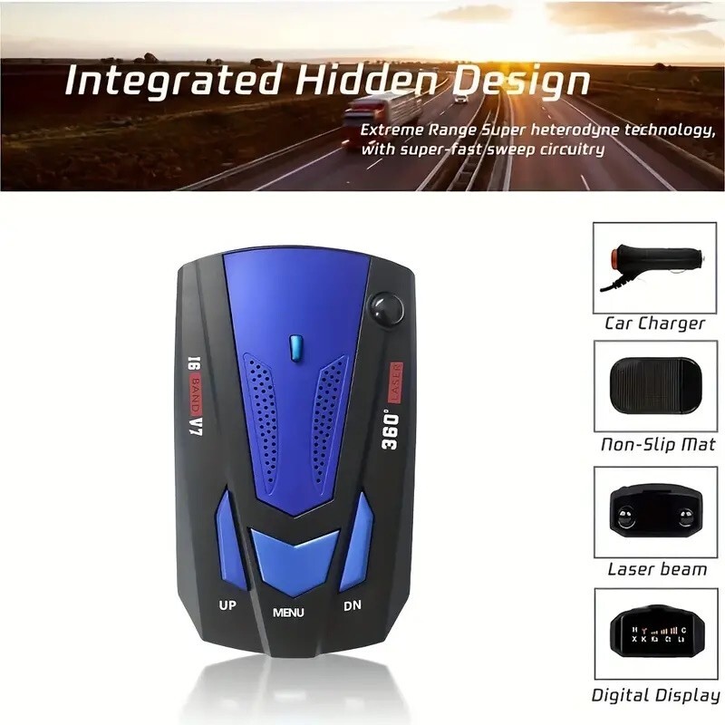 RADAR DETECTOR - ALL BANDS PLUS LASER - BRAND NEW