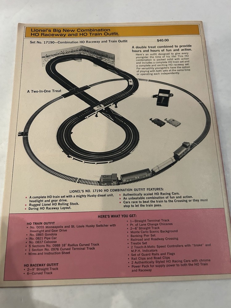 LIONEL 1965 Train Catalog