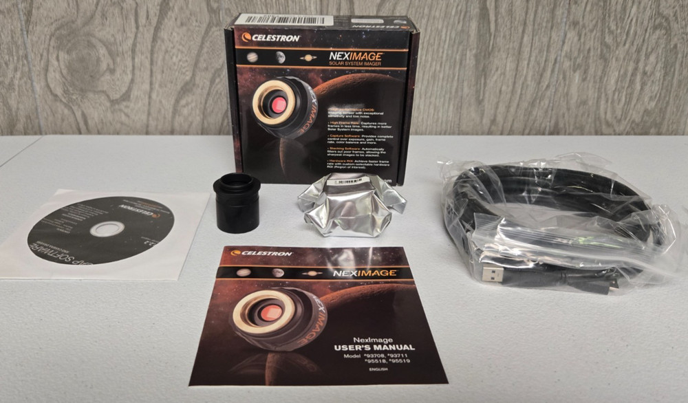 Celestron NexImage 5 Solar System Imager 5MP CMOS Sensor MT9P031 Beginner Camera