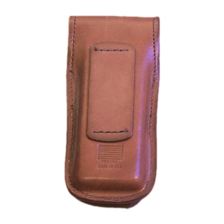 LEATHERMAN, Heritage Leather Snap Sheath for Multi-Tools, Brown, Medium