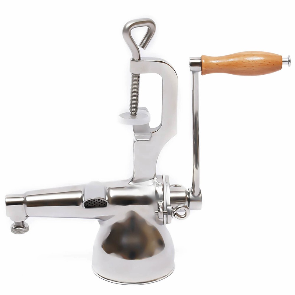 Manual Wheatgrass Juicer Hand Press Wheat Grass Fruit Juicing Extractor Silver~