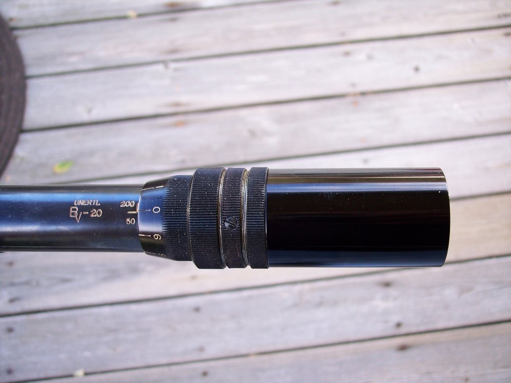 John Unertl Bench Rest Target Scope BV-20 ~USA~ Nice