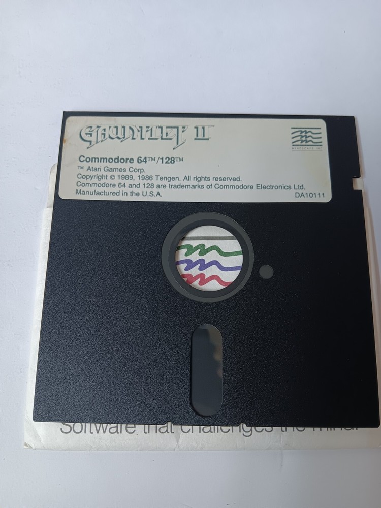 Commodore 64 Gauntlet II/2 Computer Game Software Tested/Works