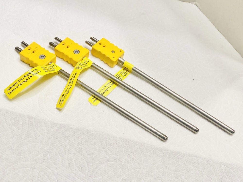 (lot Of 3) MCMASTER CARR K48G-006-00-4 THERMOCOUPLE