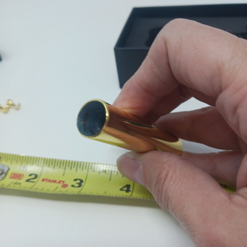 True Religion Gold Tone Key Shaped Corkscrew