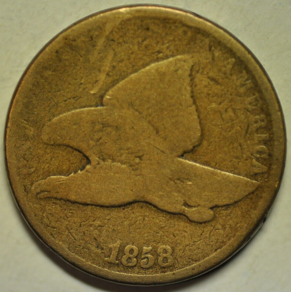 Flying Eagle Cent 1858   mw26919