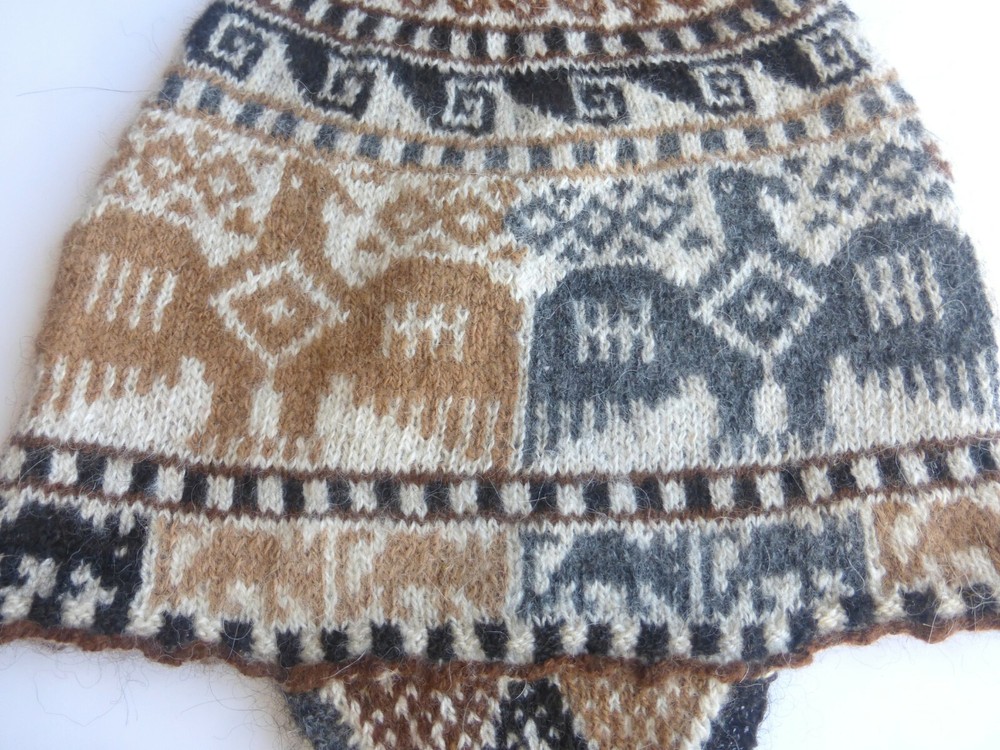 Peruvian Andean Mountain Shaman Chullo Hat