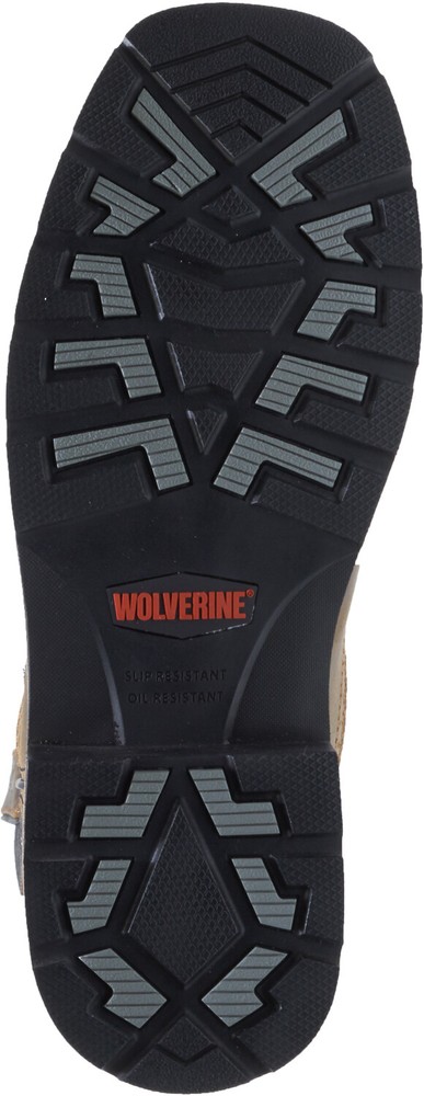 Wolverine Mens Black/Brown Leather Rancher WPF ST Work Boots